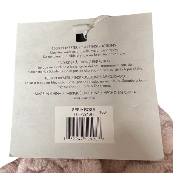 Dream Home Pink Plush Throw Blanket Size 50”x70” NWT - Picture 4 of 5